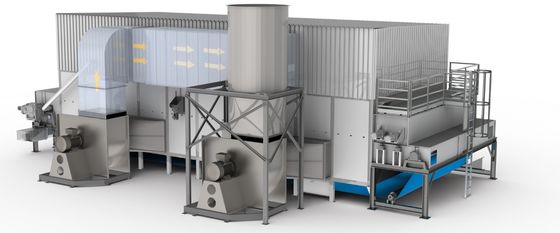Stela Efficient Low Emission Particle Board PB OSB Low Temperature Belt Type Dryer